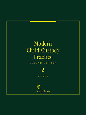 cover image of Modern Child Custody Practice